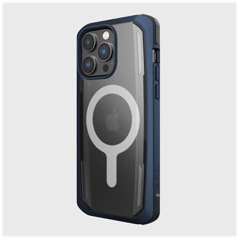 Raptic X-doria Custodia Saugus Per Iphone 14 Pro Max Con Copertura Rigida Magsafe, Blu - Foto 7