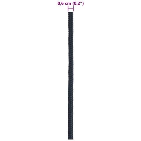 Corda da Barca 0.6 mm 50 m Blu Reale Poliestere - Foto 7