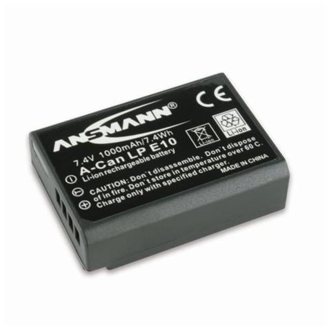 1400-0018 Batteria Ricaricabile agli Ioni di Litio LP-E10 per Fotocamere Canon - Foto 1