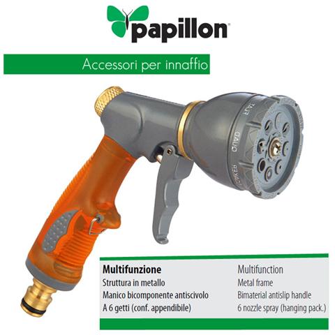 Lancia pistola per innaffio in metallo Manico Pvc 8 getti Mod. Extra - Foto 2