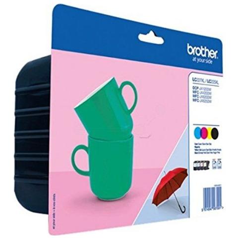 LC-227XLVALBP Cartuccia Ink Originale Nera Giallo Magenta Ciano per DCPJ4110DW 1200 Pagine  - Foto 2