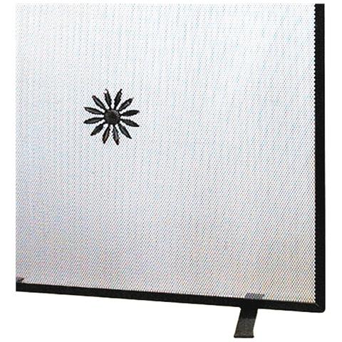 Parascintille in ferro per caminetto cm 60x55 - Foto 3