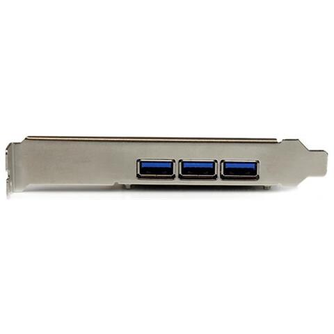 Scheda Espansione PCI Express USB 3.0 SuperSpeed a 4 porte (3 esterne, 1 interna)  - Foto 4