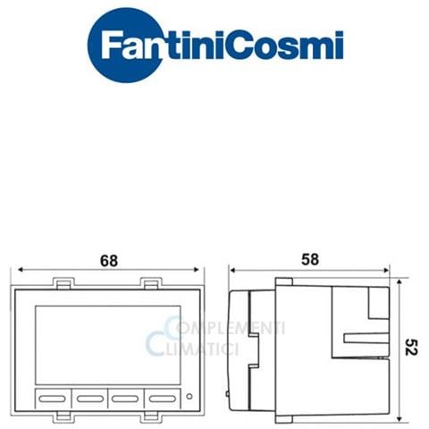 Ch123 Termostato Universale 230v Da Incasso Termosifoni E Caldaia - Bianco Termostati - Foto 5