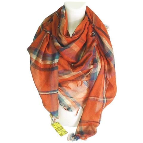Sciarpa Scozzese Unisex 39502 Arancio - Foto 1