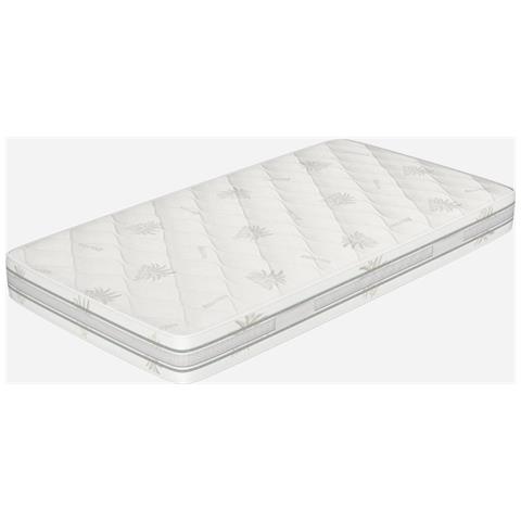 Materasso Singolo 90x195, alto 18 cm, Multionda - Memory, Gel Relaxa, Sfoderabile, Rivestimento Aloe Vera | Arcobaleno - Foto 1