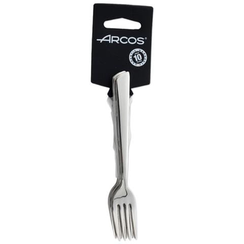 Serie Toscana - Forchetta Frutta Set (6 Forchetta) - Monoblocco Unipezzo Acciaio Inossidabile 18/10 E 140 Mm Colore Argento - Foto 1