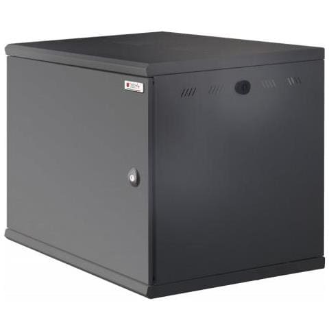 Techly Armadio Rack 19" a muro 10U sezione unica P 500mm Porta Cieca Nero - Foto 2