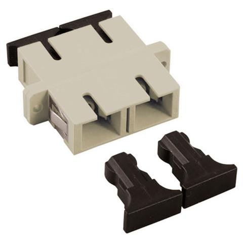 EA1006 SC / SC 1pezzo (i) Nero, Grigio adattatore di fibra ottica - Foto 1