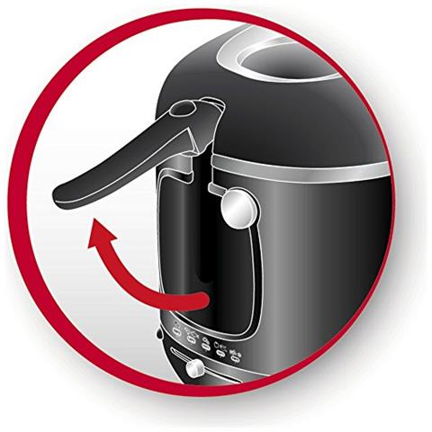 AM480870 Singolo Indipendente Friggitrice 1800W Nero friggitrice - Foto 2