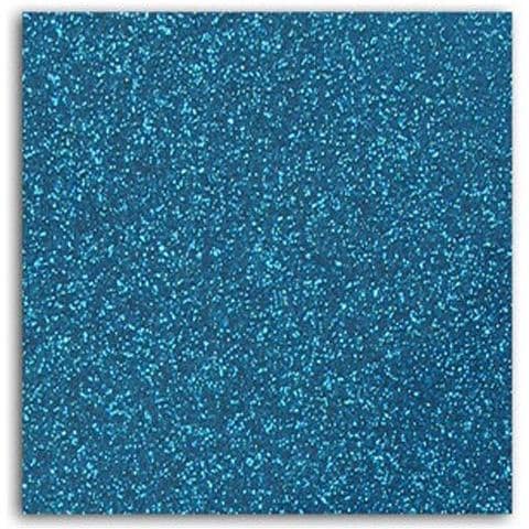Ferro Su Glitter Flex - Blu Brillante - 30 X 21 Cm - Foto 1