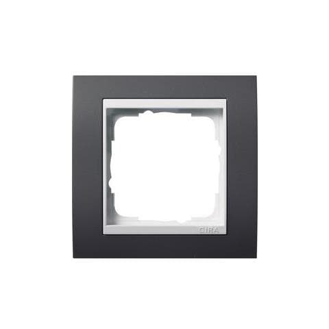 0211328 Antracite, Bianco Placca Per Interruttori E Coperchio Per Presa - Foto 1