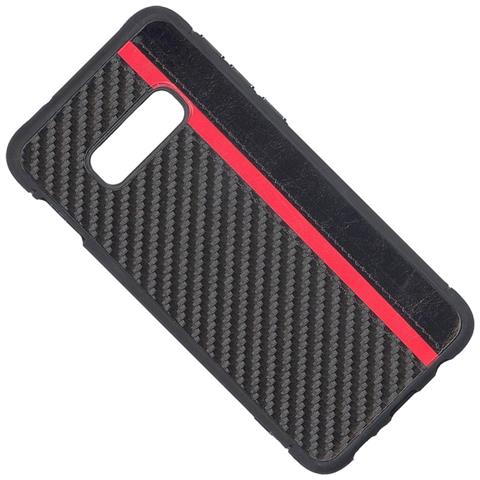 Custodia F-case Tpu Silicone Elegant Feber Cover Case Per Samsung Galaxy S10e G970 Carbon Black - Foto 1