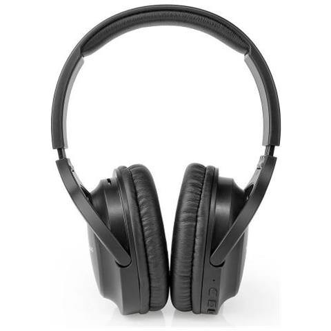 Cuffie Over-ear Bluetooth Pieghevoli Con Microfono Hpbt1201bk, Nero - Foto 1