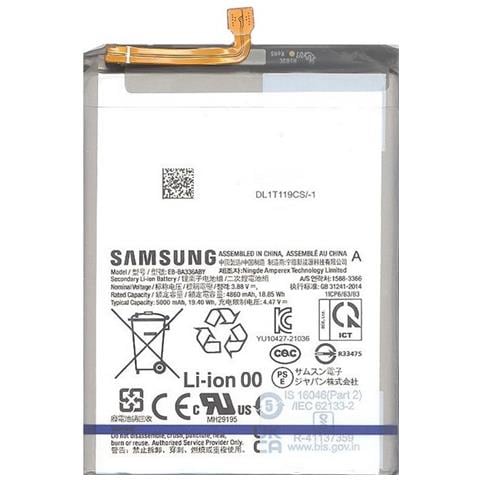 Batteria Litio Integrata Originale Eb-ba336aby Bulk Per Galaxy A33 5g - A53 5g - Foto 1