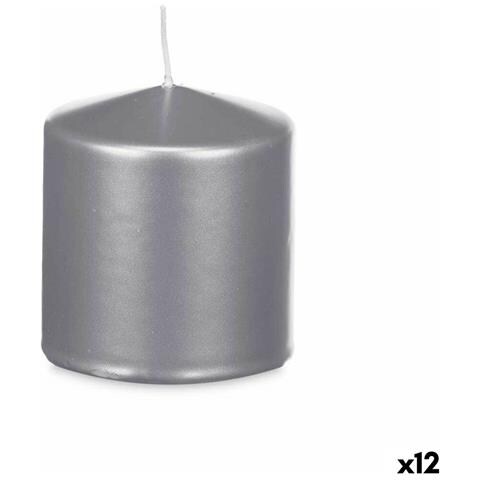 Candela Argentato 9 X 10 X 9 Cm (12 Unità) - Foto 1