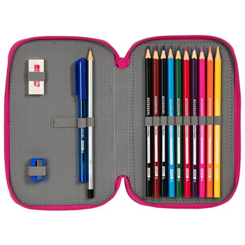 Astuccio Doppio Pinypon Azzurro Rosa 12.5 X 19.5 X 4 Cm (28 Pcs) - Foto 2