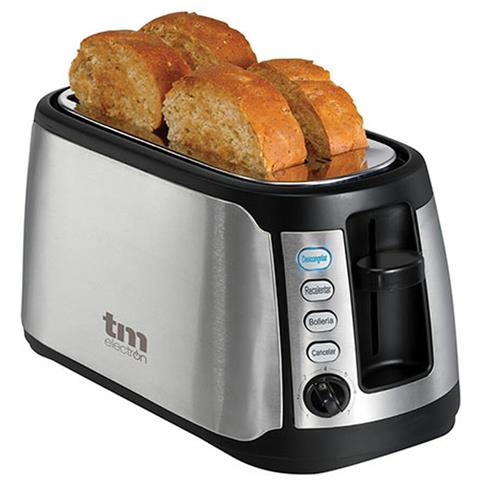 Tostapane a 4 Fette con Potenza 1400 W Colore Nero Inox - Foto 1