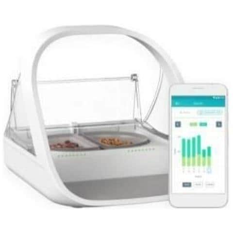 Ciotola Per Animali Domestici Sureflap Impfwt Bianco Acciaio Inossidabile Plastica 400 Ml - Foto 1