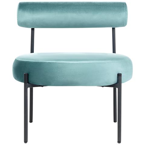 Velluto Poltrona Turchese Alpha - Foto 8