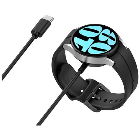 Cavo Di Ricarica Magnetico Per Samsung Galaxy Watch Verso Usb-c 1m, Nero - Foto 2