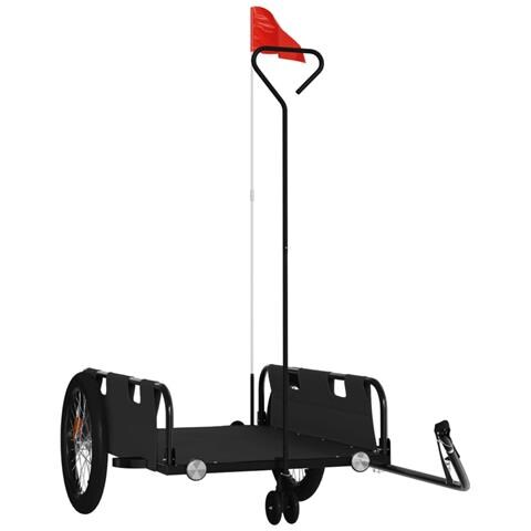 Rimorchio Da Bici Nero Oxford E Ferro - Foto 2