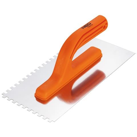 Cazzuola Con Denti, 270 X 125 Mm, Dente 6 X 6 X 6 Mm, Manico In Plastica - Foto 1