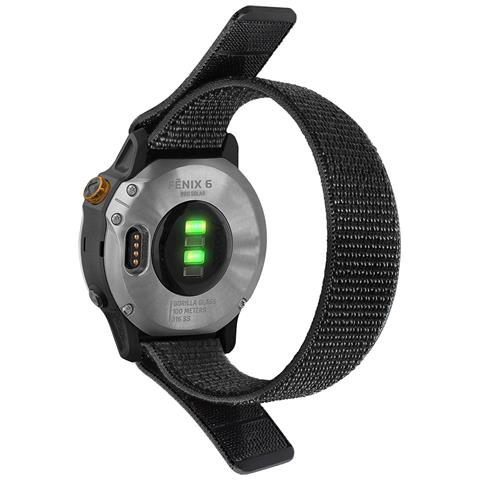 Cinturino Per Orologio (20 Mm) Per Garmin Fenix 7s / 6s / 5s, Samsung Galaxy Watch Black - Foto 1