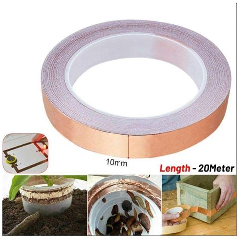 Nastro In Lamina Di Rame Antistatico Per Schermatura Emi E Chitarra, Artigianato, Riparazioni Elettriche S - Foto 1