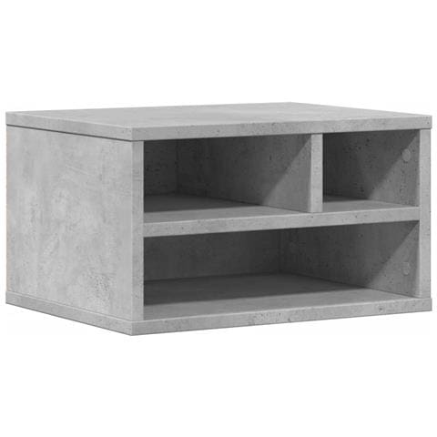Supporto Stampante Grigio Cemento 40x32x22,5 Legno Multistrato - Foto 2