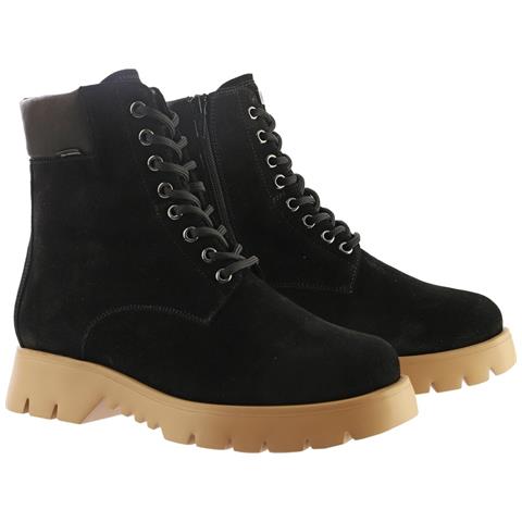 Harvest Booties Stivaletti Pelle Scamosciata /nabuk Scarpe Donna Nero Eu 38, 8-102525 0100 - Foto 1