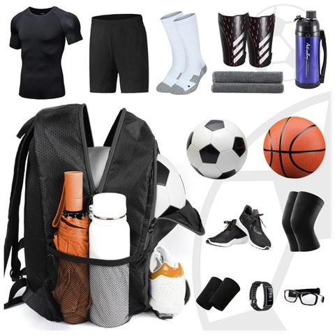 Zaino Da Calcio Con Scomparto Per La Palla Grey - Foto 2