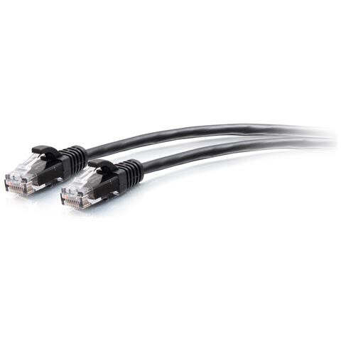 Cavo Patch Di Rete Ethernet Sottile Cat6a Antigroviglio Non Schermato (utp) Da 06 M - Nero - Foto 1