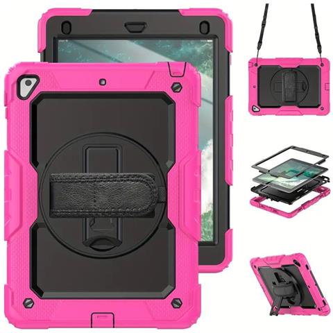 Custodia Rosa Per Ipad 9.7"" 2017/2018 Con Manico E Cintura Regolabile, Pratica E Stylish - Foto 1