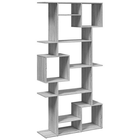 Libreria Grigio Sonoma 92x29x188 Cm In Legno Multistrato - Foto 2