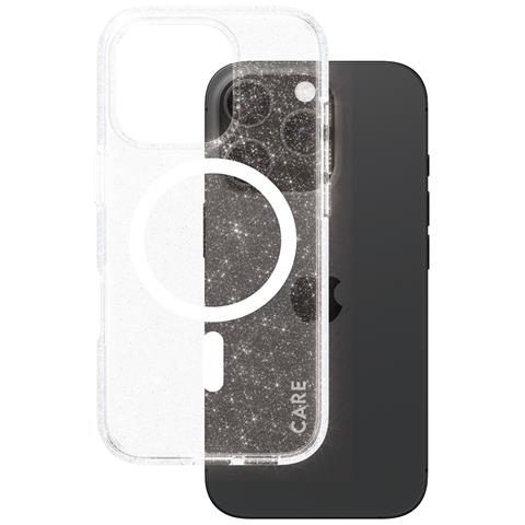 CARE by PG White MagS iPhone16 6.3 Pro custodia per cellulare Cover Trasparente - Foto 1