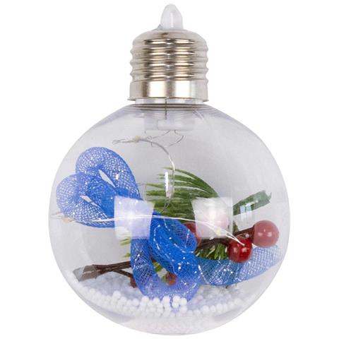 Pendente A Sfera Di 8 Cm Di Diametro Con Luce Led - Foto 1