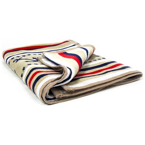 Telo Mare Jacquard In Spugna Asciugamano Da Spiaggia Disegno St Tropez - Foto 5