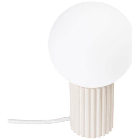 Lampada Da Tavolo Halo Beige Sl. 1721 - Moderno Lampada Da Scrivania Beige 19x12x12 Cm - Foto 1