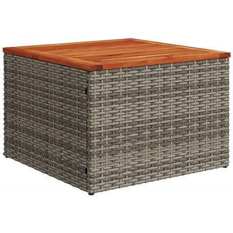 Set Divano da Giardino 10 pz con Cuscini Grigio in Polyrattan - Foto 9