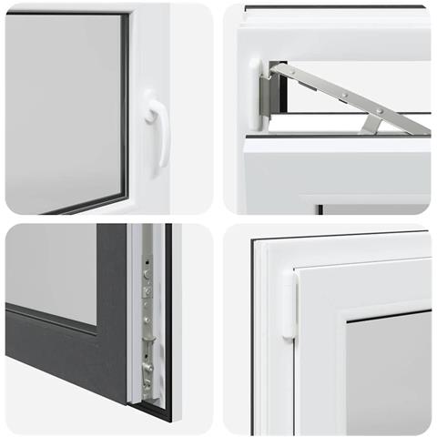 "Finestra da cantina ""RISOR"" 110x70 cm anta-ribalta DIN sinistra antracite" - Foto 9