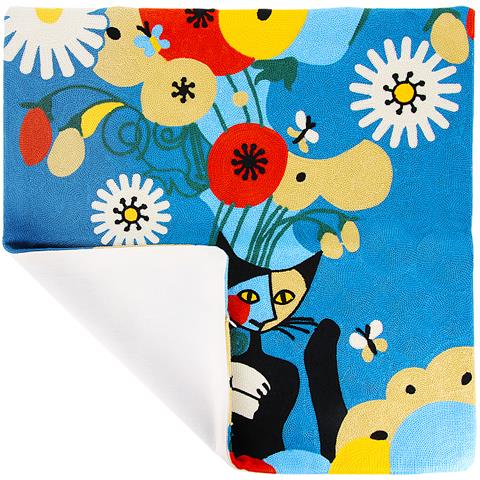 Set Di 2 Copricuscini 45x45 Cm Ricamati Art Felora - Foto 5