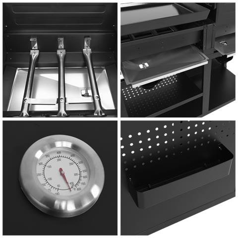 Barbecue A Gas Vesuvio Duo - 3 Bruciatori + Plancha 3 Bruciatori - Foto 10