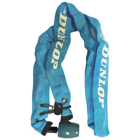 Catena Antifurto Per Bicicletta Da 120 Cm Con Chiusura Sicura, Blu - Foto 1