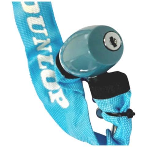 Catena Antifurto Per Bicicletta Da 120 Cm Con Chiusura Sicura, Blu - Foto 2