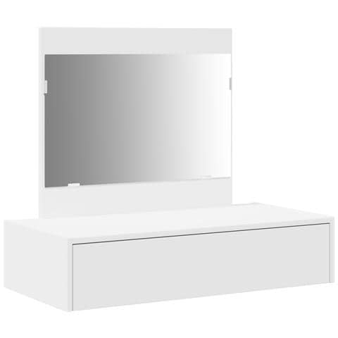 Tavolo trucco a parete Bianco 83x40x70 cm - Foto 1