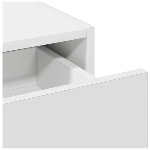 Tavolo trucco a parete Bianco 83x40x70 cm - Foto 9