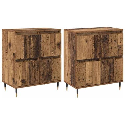 Sideboards 2 pcs Legno vecchio 120 x 35 x 70 cm - Foto 1