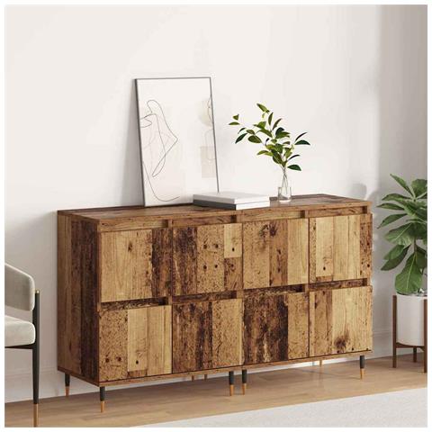Sideboards 2 pcs Legno vecchio 120 x 35 x 70 cm - Foto 2