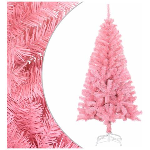 Albero Di Natale Artificiale Con Supporto Rosa 120 Cm Pvc - Foto 2